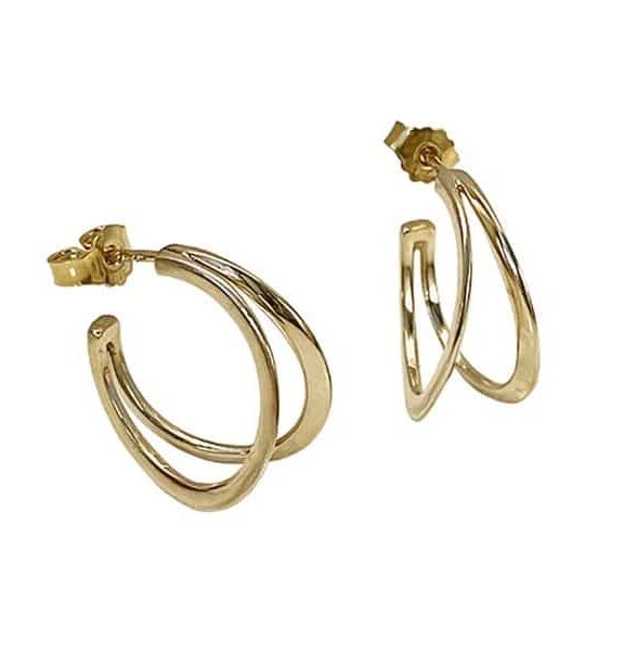 HEIRING CLASSIC CREOL ØRERINGE I 14 KARAT GULD - 79-4-34