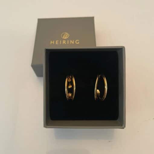 HEIRING CLASSIC CREOL ØRERINGE I 14 KARAT GULD - 79-4-34 - Billede 3
