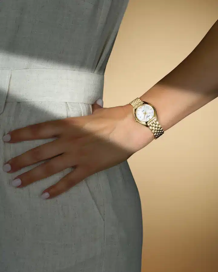 CERTINA DS 2 DAME GULD MED DIAMANTER - C0492103311600 - Billede 2