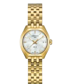 CERTINA DS 2 DAME GULD MED DIAMANTER - C0492103311600