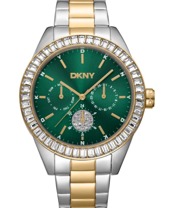 DKNY NOLITA MULTI GLITZ UR DAME TO FARVET MED LÆNKE - DK1L027M0095