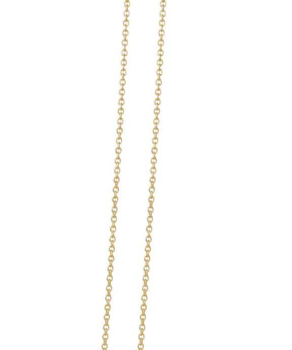 HEIRING ANKERKÆDE I FORGYLDT SØLV 45 CM - 51-5-22FG