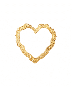 CAMILLE BRINCH HEART CRUSH VEDHÆNG I FORGYLDT SØLV - HCRHP-FG