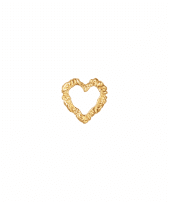 CAMILLE BRINCH MINI HEART CRUSH VEDHÆNG I FORGYLDT SØLV - MINIHCRHP-F