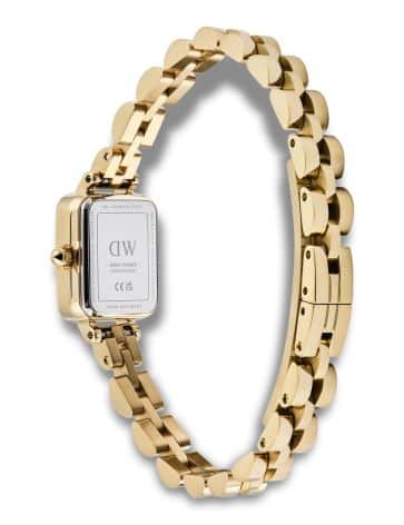 DANIEL WELLINGTON QUADRO MINI 3-LINK MED HVID SKIVE - DW00100850 - Billede 4