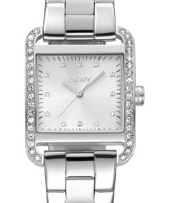 DKNY CITY GLITZ UR DAME STÅL MED LÆNKE - DK1L003M0015