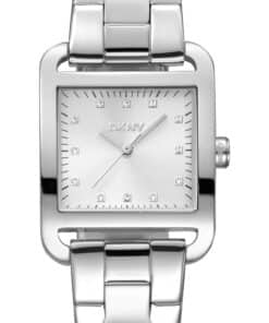 DKNY CITY MIDI UR DAME STÅL MED LÆNKE - DK1L004M0045