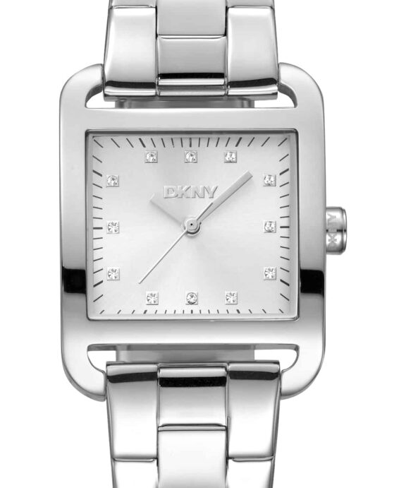 DKNY CITY MIDI UR DAME STÅL MED LÆNKE - DK1L004M0045