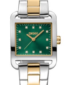 DKNY CITY MIDI MULTI UR DAME TO FARVET MED GRØN SKIVE - DK1L004M0075