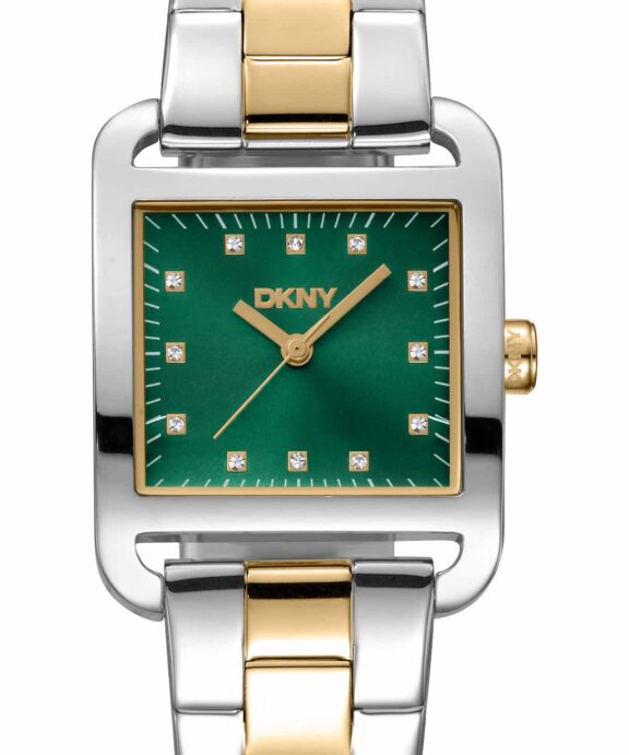 DKNY CITY MIDI MULTI UR DAME TO FARVET MED GRØN SKIVE - DK1L004M0075