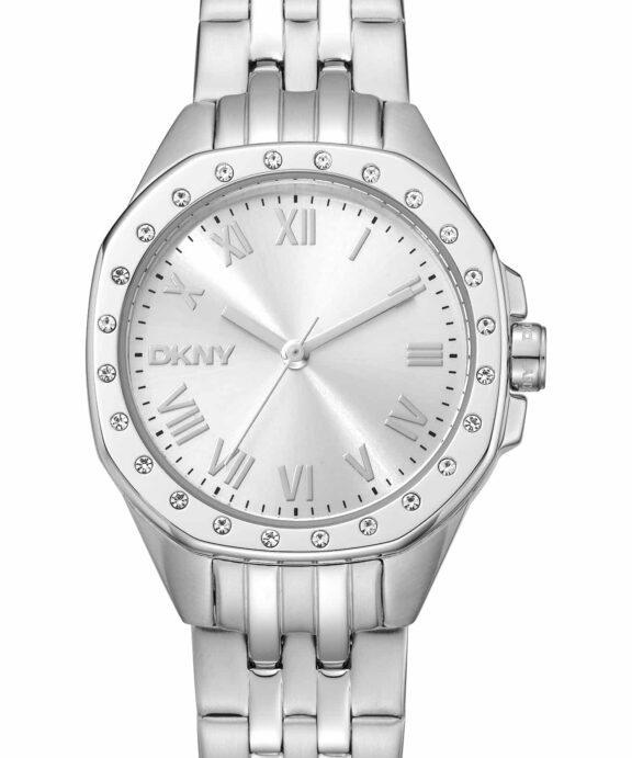 DKNY BROOKLYN MINI UR DAME STÅL MED LÆNKE - DK1L013M0045