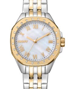 DKNY BROOKLYN MINI UR DAME TO FARVET - DK1L013M0085