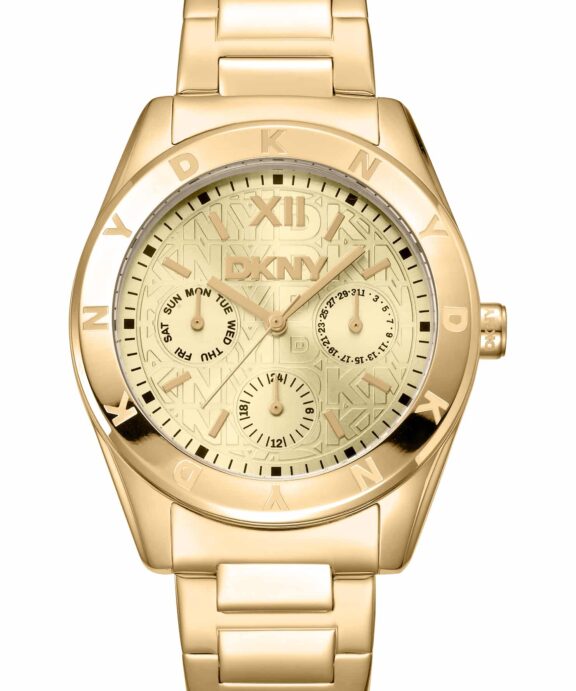DKNY CHAMBERS MULTI SPORT GULD FARVET MED LÆNKE - DK1L015M0035