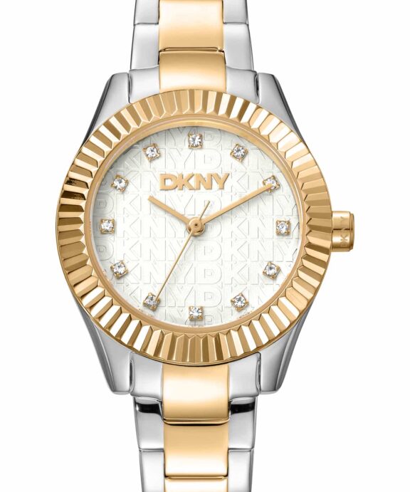 DKNY CHAMBERS GLITZ UR DAME TO FARVET MED LÆNKE - DK1L017M0075