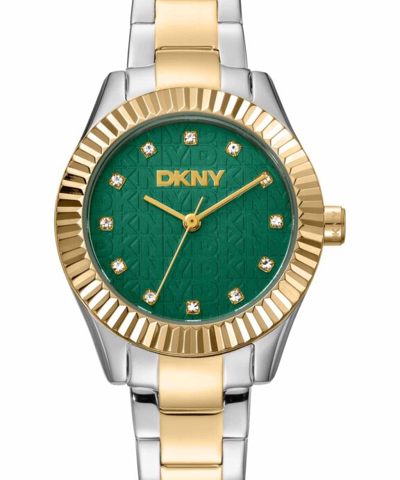 DKNY EVERYDAY UR DAME STÅL OG GULD FARVET MED LÆNKE - DK1L017M1085