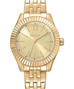 DKNY EVERYDAY UR DAME GULD FARVET MED LÆNKE - DK1L017M1065