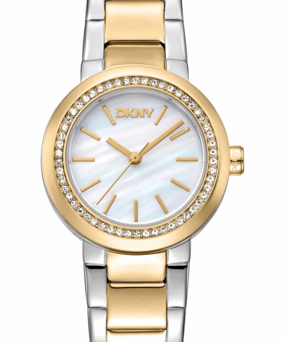 DKNY EASTSIDE MINI UR DAME TO FARVET MED LÆNKE - DK1L024M0155