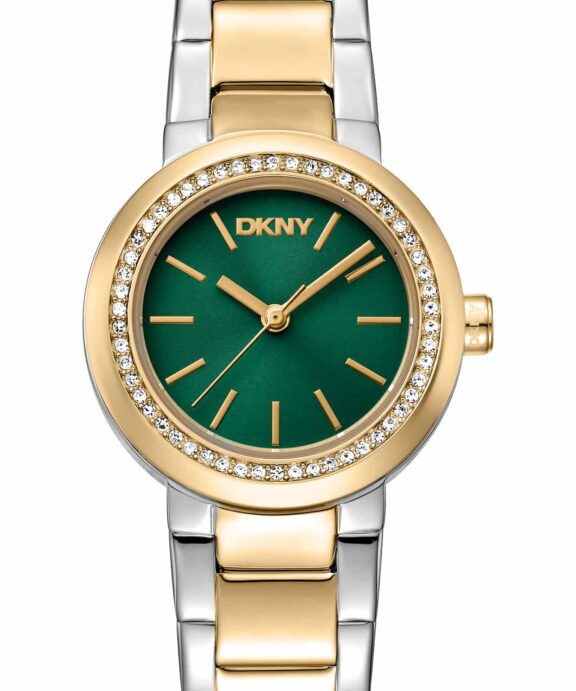 DKNY EASTSIDE MINI UR DAME STÅL OG GULD FARVET MED LÆNKE - DK1L024M0165