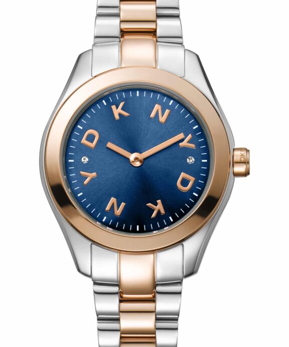DKNY ASTORIA LOGO UR DAME TO FARVET ROSA MED LÆNKE - DK1L033M0095