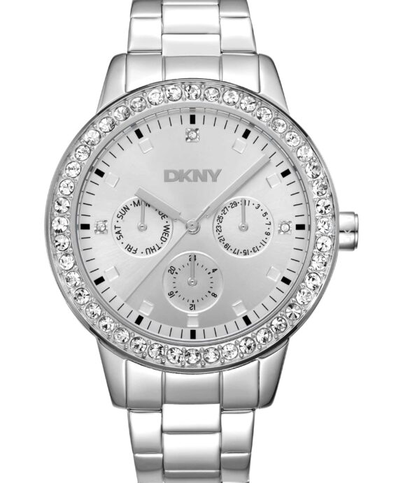 DKNY PARSONS MULTI GLITZ UR DAME STÅL MED LÆNKE - DK1L055M0035