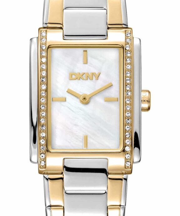 DKNY EVENING UR DAME FIRKANTET TO FARVET - DK1L122M0075