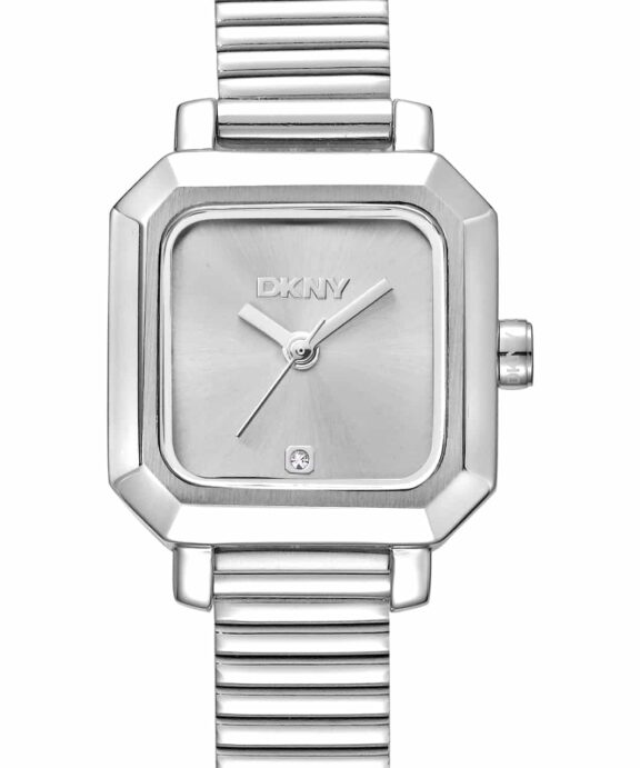 DKNY EVERYDAY UR DAME FIRKANTET I STÅL - DK1L123M0015
