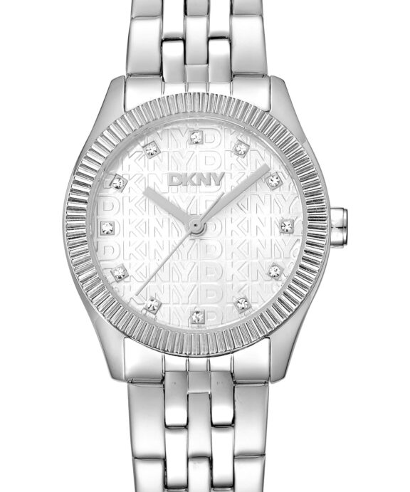 DKNY LOGO UR DAME STÅL MED LÆNKE - DK1L126M0035