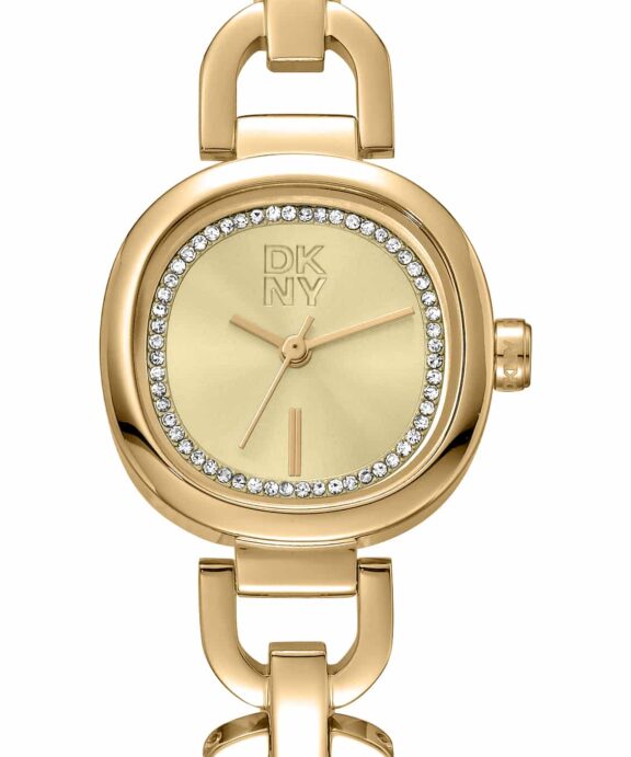 DKNY EVERYDAY UR DAME GULD FARVET MED LÆNKE - DK1L139M0035