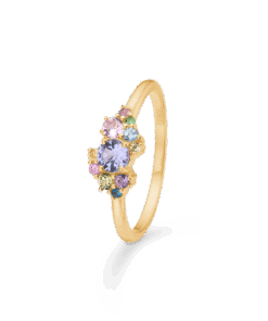 MADS Z LITTLE PRINCE RING I 14 KARAT GULD MED ÆGTE ÆDELSTENE - 1546098