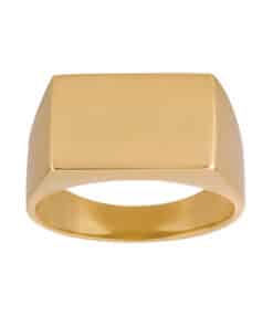 NORDAHL JEWELLERY HERRERING PLADE I 8 KARAT GULD - 10430060300