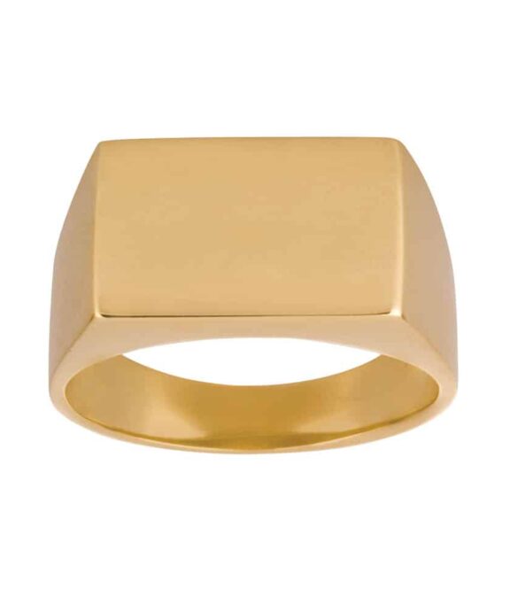 NORDAHL JEWELLERY HERRERING PLADE I 8 KARAT GULD - 10430060300