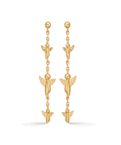 MADS Z ME & MY ANGEL ØRERINGE I FORGYLDT SØLV - 2210131