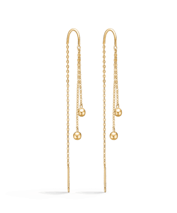 MADS Z ALBA ØRERINGE SOM HÆNGERE I 8 KARAT GULD - 3300123