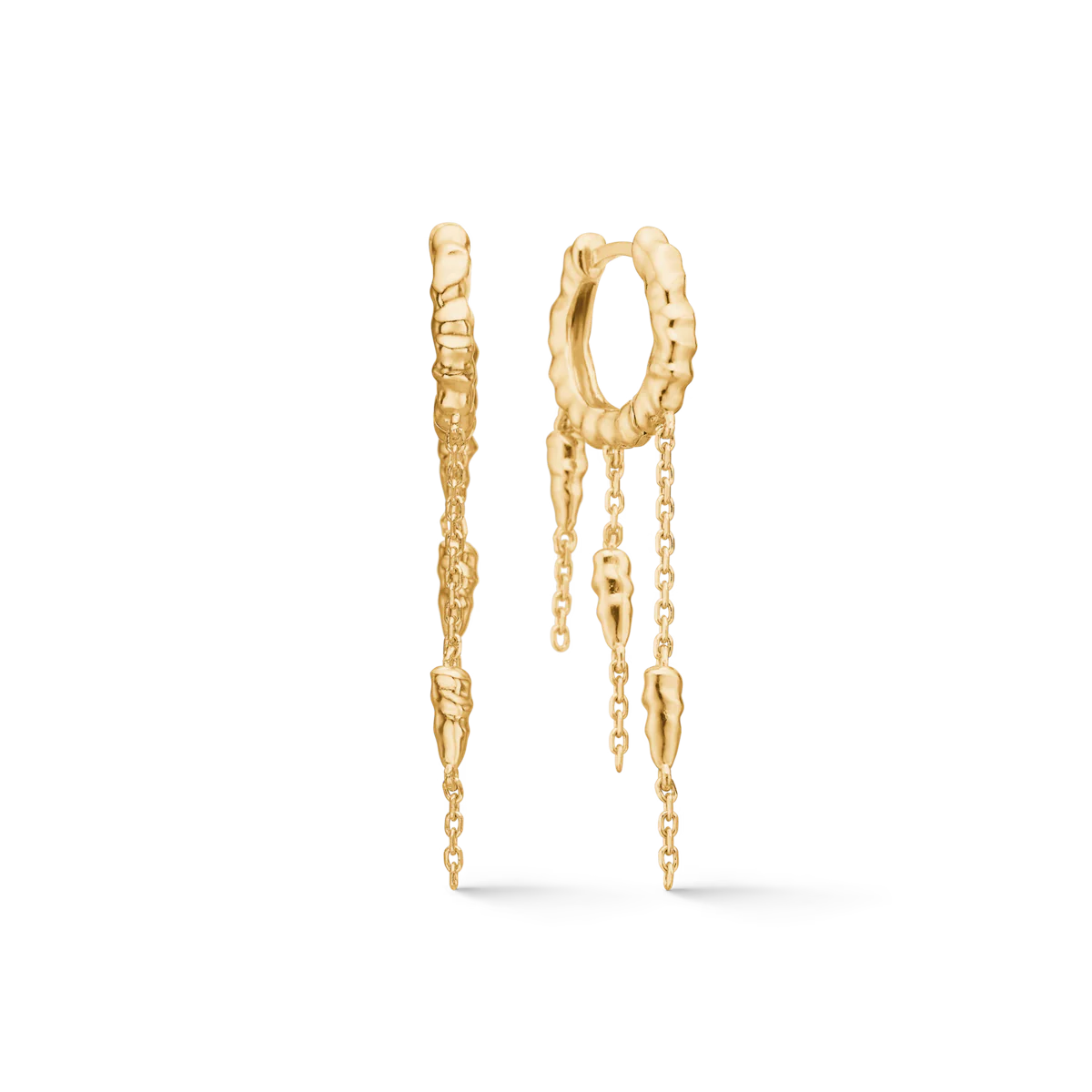 STUDIO Z ICICLE ØRERINGE FORGYLDT - 7210937