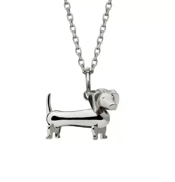 KAY BOJESEN JEWELRY GRAVHUND VEDHÆNG I SØLV UDEN KÆDE - KBJ-37