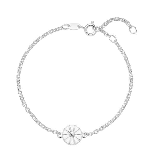 LUND SØLV ARMBÅND MED MARGUERIT - 901009-H