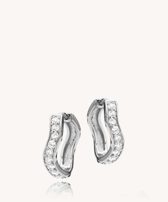 IZABEL CAMILLE CHRISTINA ØRERINGE I SØLV MED ZIRKONIA - A1871SWS