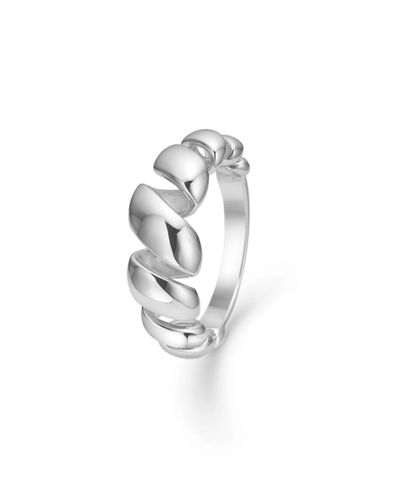 MADS Z SWIRL RING I SØLV - 2140059