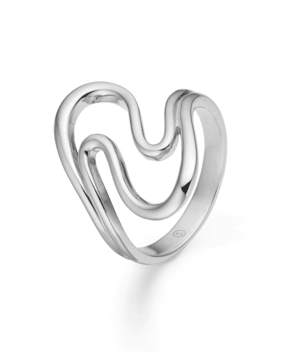 MADS Z MIRA SØLV RING MED BLANK OVERFLADE OG UDEN STEN - 2140129