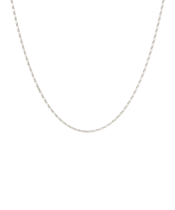 CAMILLE BRINCH SMALL ESSENTIAL HALSKÆDE I SØLV 42-45 CM - SEN-S