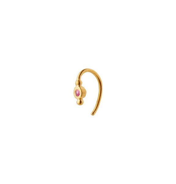 STINE A BON-BON ØRERING MED PINK ZIRKONIA - 1005-02-S-PINK