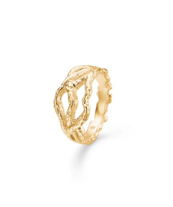 STUDIO Z ORIGIN RING I FORGYLDT SØLV - 7240803