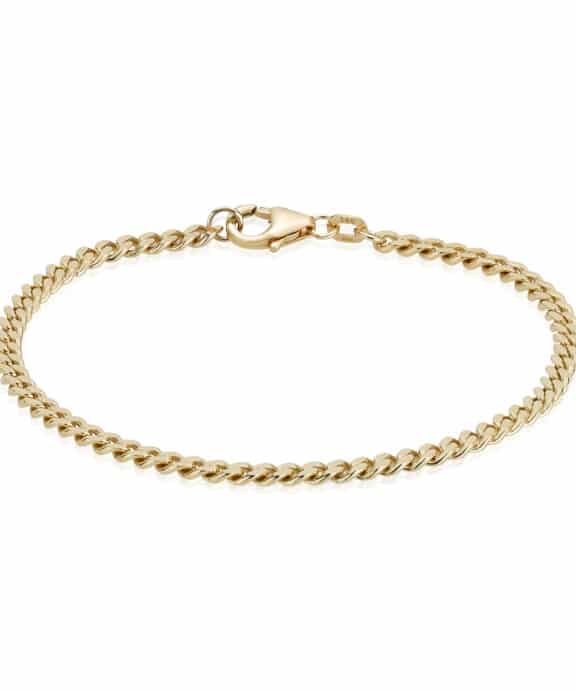 BNH PANSER ARMBÅND I 8 KARAT GULD 18,5 CM - P1411518C