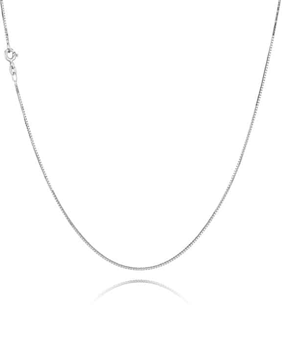 BNH VENEZIA HALSKÆDE I 14 KARAT HVIDGULD 45 CM - VH1410045FF