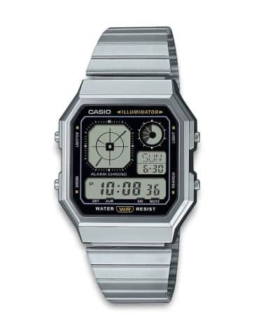 CASIO VINTAGE BASIC UR HERRE STÅL - A130WE-1AEF
