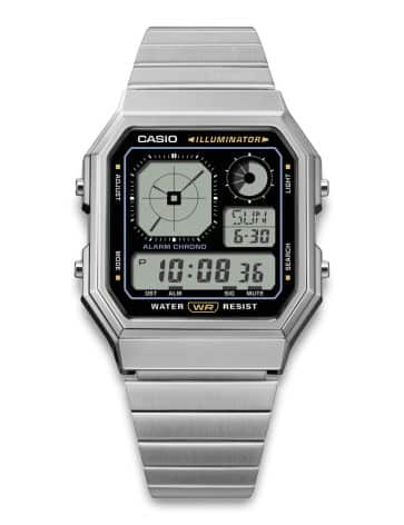 CASIO VINTAGE BASIC UR HERRE STÅL - A130WE-1AEF - Billede 3