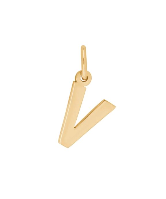SIERSBØL BOGSTAV V I 14 KARAT GULD - 2083183050V