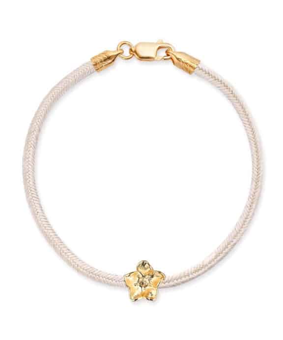 FLORA DANICA FORGLEMMIGEJ BLOMST SILKEARMBÅND CHAMPAGNE I 18 CM - FMN-SILK-CHAMPAGNE-18-G