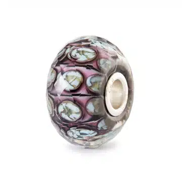 TROLLBEADS TUSMØRKEBLOMST GLASKUGLE - TGLBE-30187