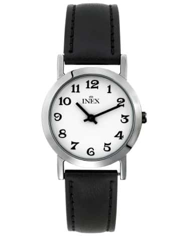 INEX UR DAME I CROM MED SORT LÆDERREM - A12004S0A